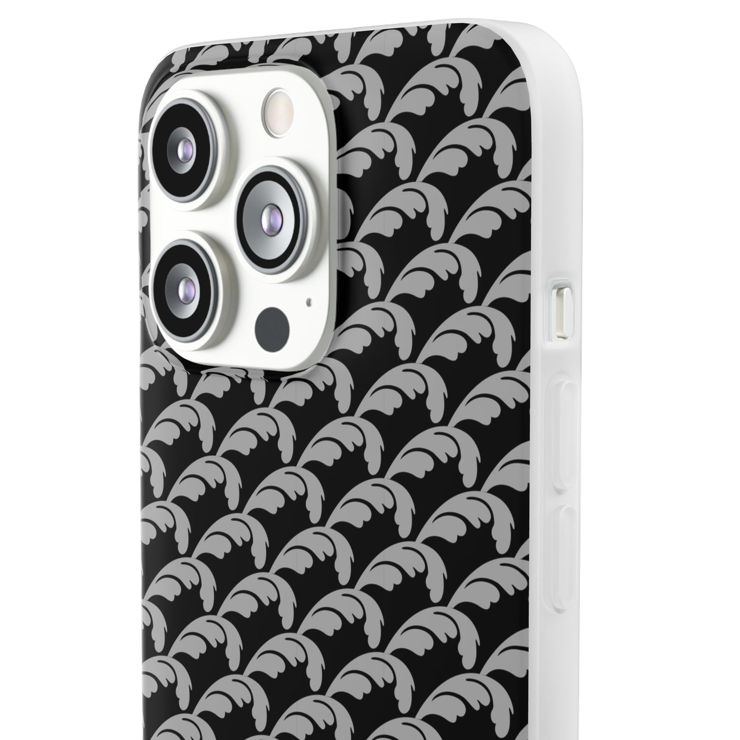 Beautiful Beloved Flourish (silver/black) - Flexi Phone Cases