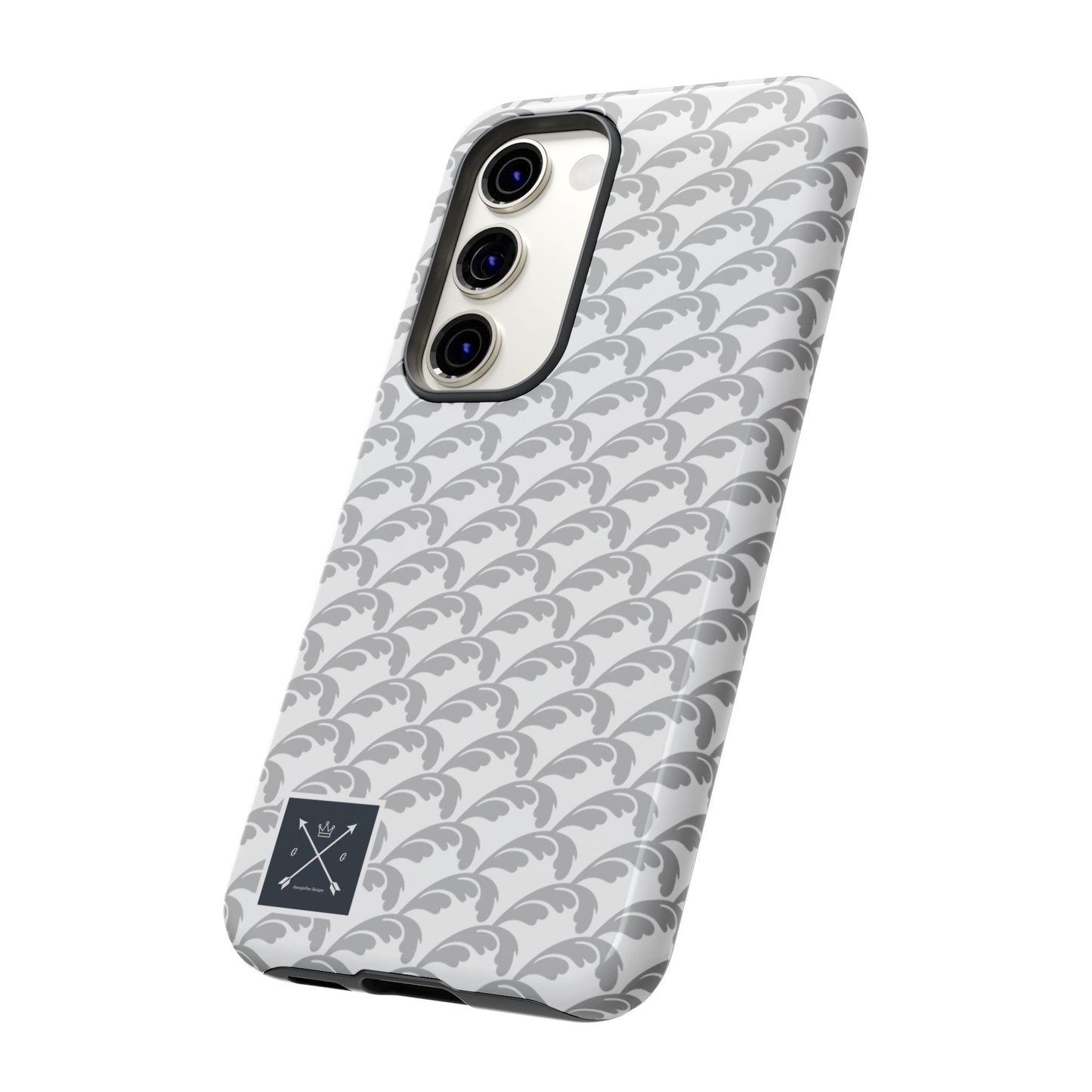 Beautiful Beloved Flourish (silver/white) - Tough Phone Cases
