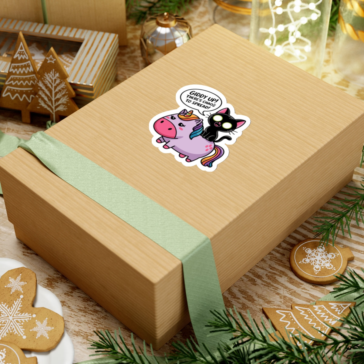 Giddy Up There’s Chaos To Spread - Kiss-Cut Stickers
