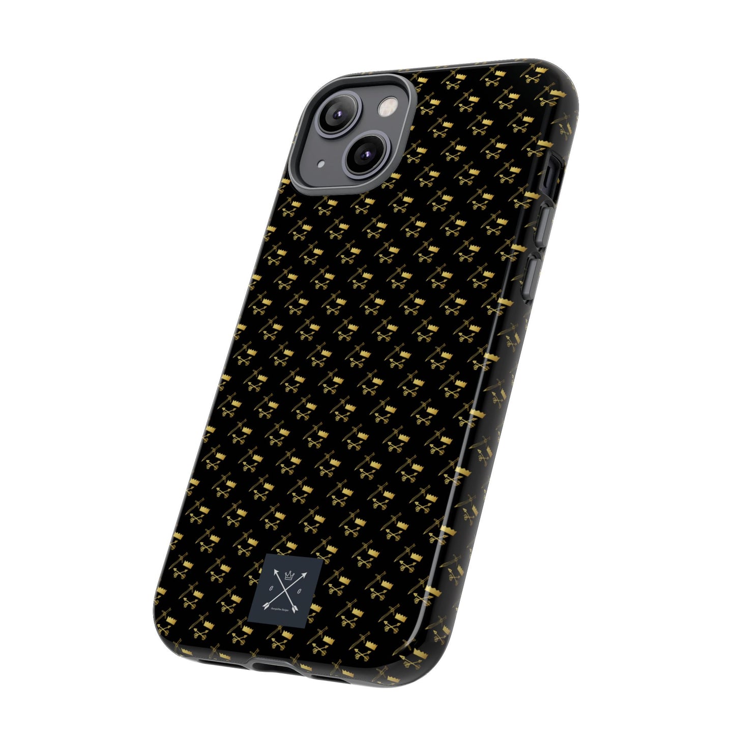 Gold and Bold Warrior Pattern - Tough Phone Cases
