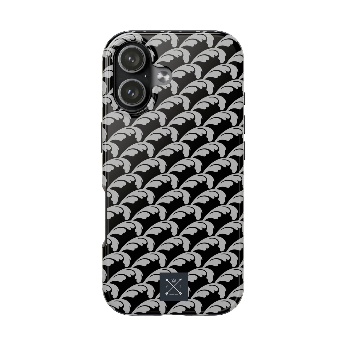 Beautiful Beloved One Flourish (silver/black) - Tough Phone Cases