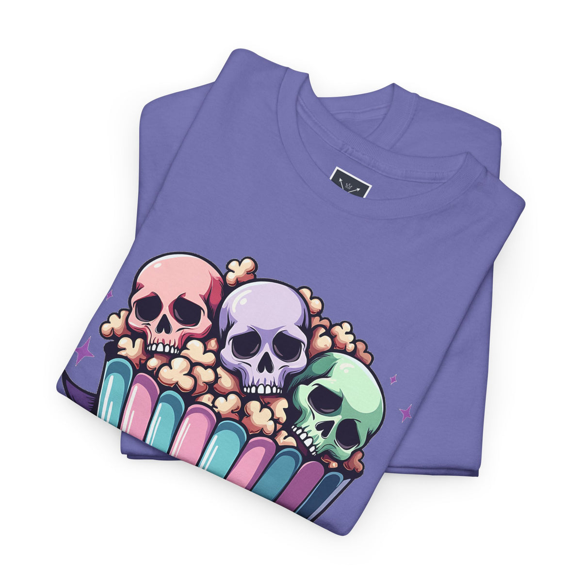 Horror Movies Popcorn Bucket - Unisex Cotton Tee