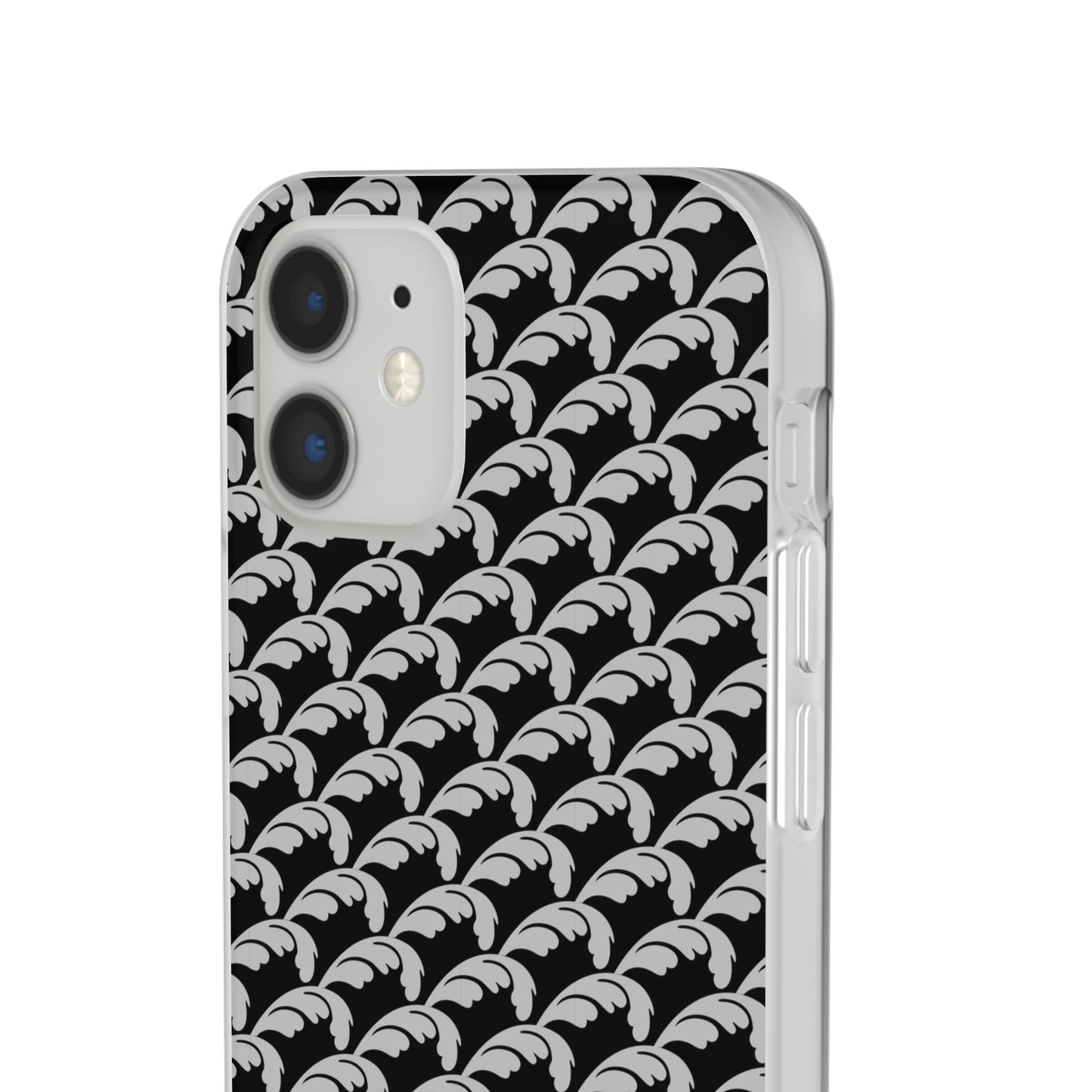 Beautiful Beloved Flourish (silver/black) - Flexi Phone Cases