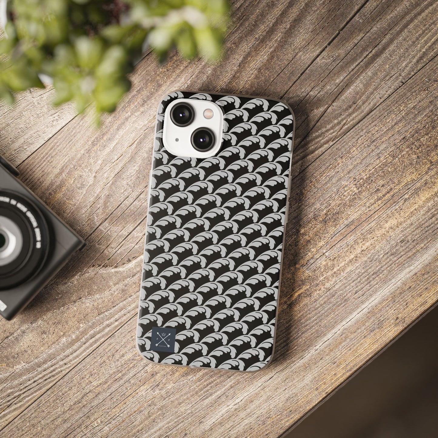 Beautiful Beloved Flourish (silver/black) - Flexi Phone Cases
