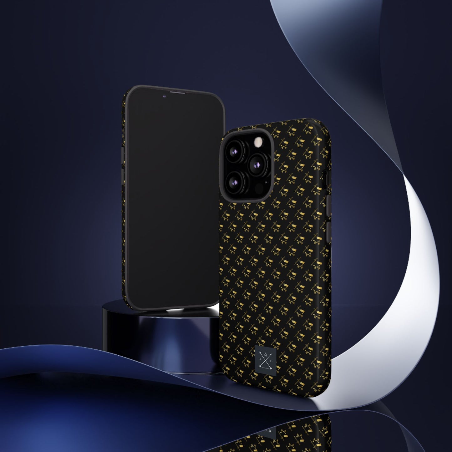 Gold and Bold Warrior Pattern - Tough Phone Cases