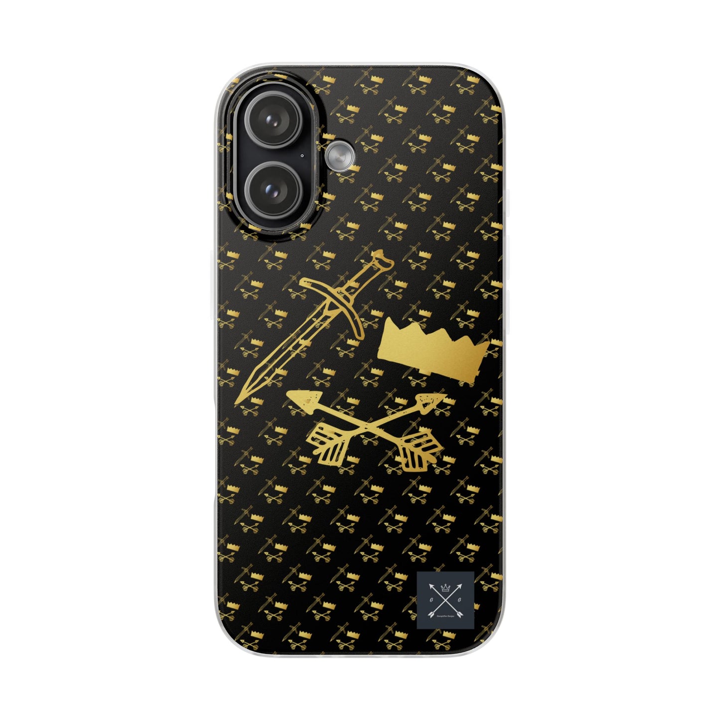 Gold and Bold Warrior - Flexi  Phone Cases