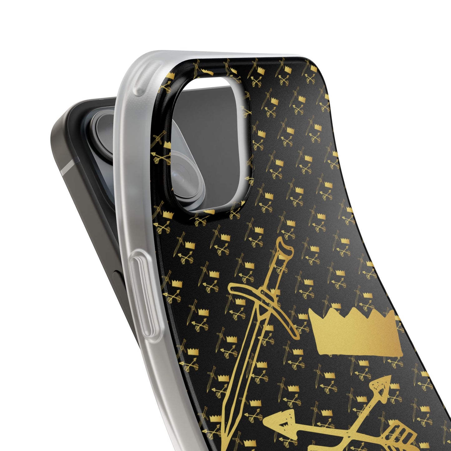 Gold and Bold Warrior - Flexi  Phone Cases