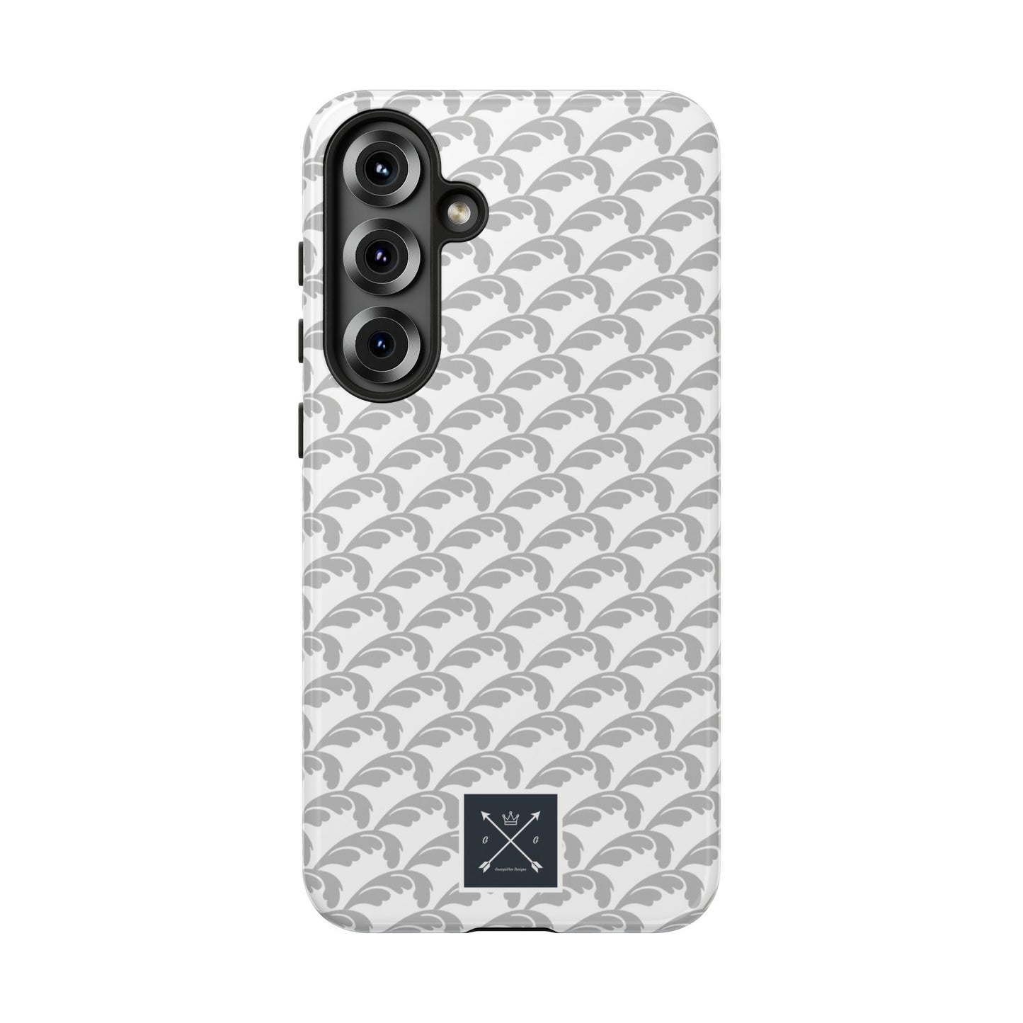 Beautiful Beloved Flourish (silver/white) - Tough Phone Cases