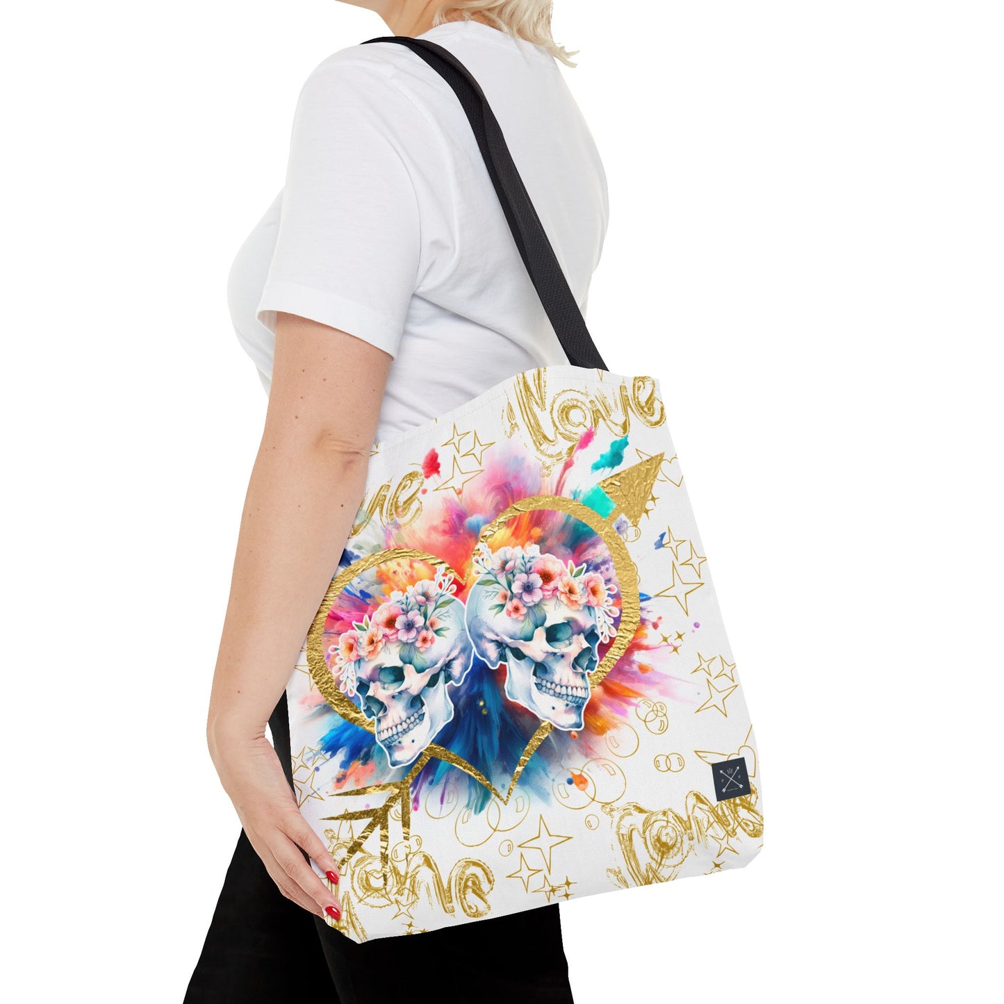 Love is Golden Watercolor - Tote Bag (AOP)