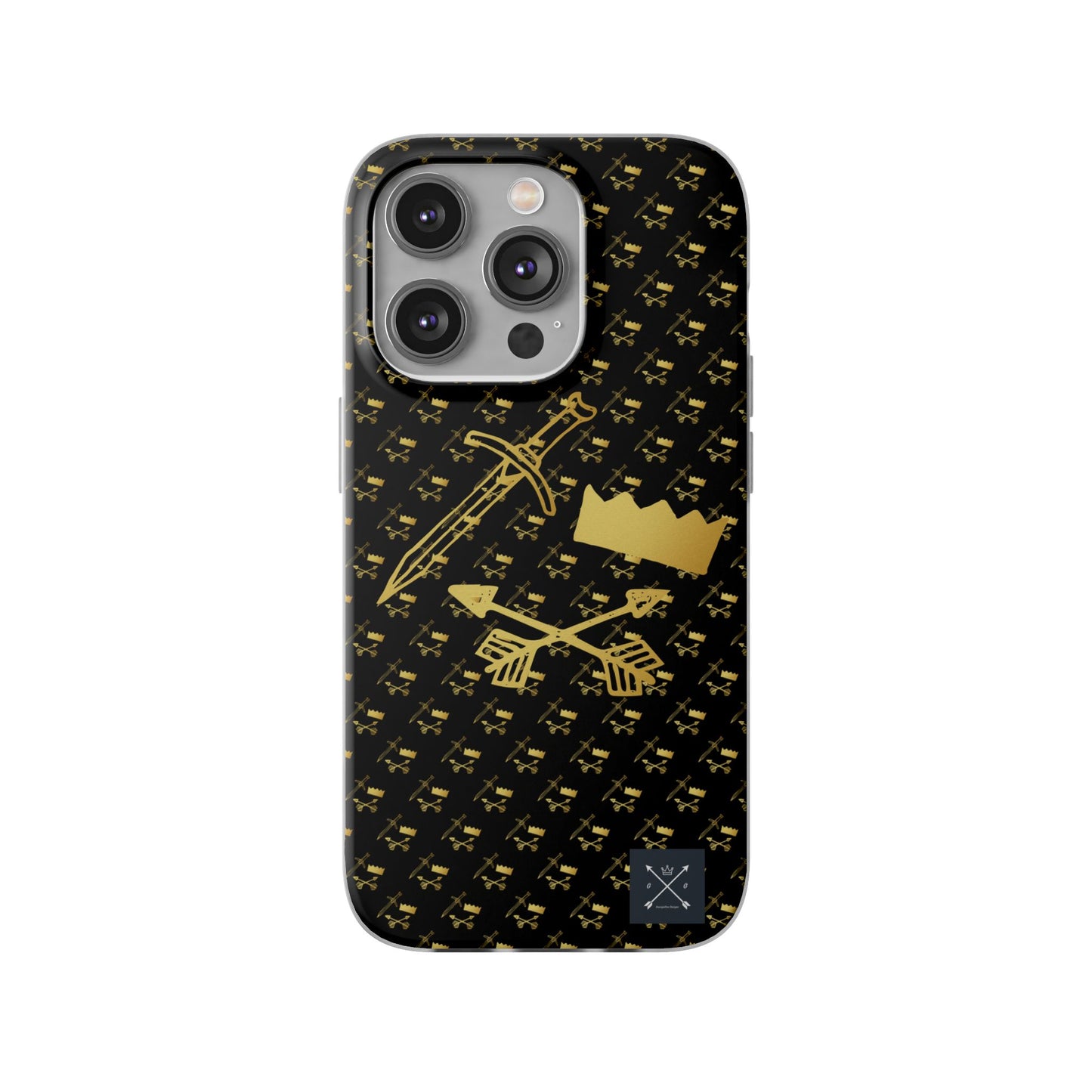 Gold and Bold Warrior - Flexi  Phone Cases