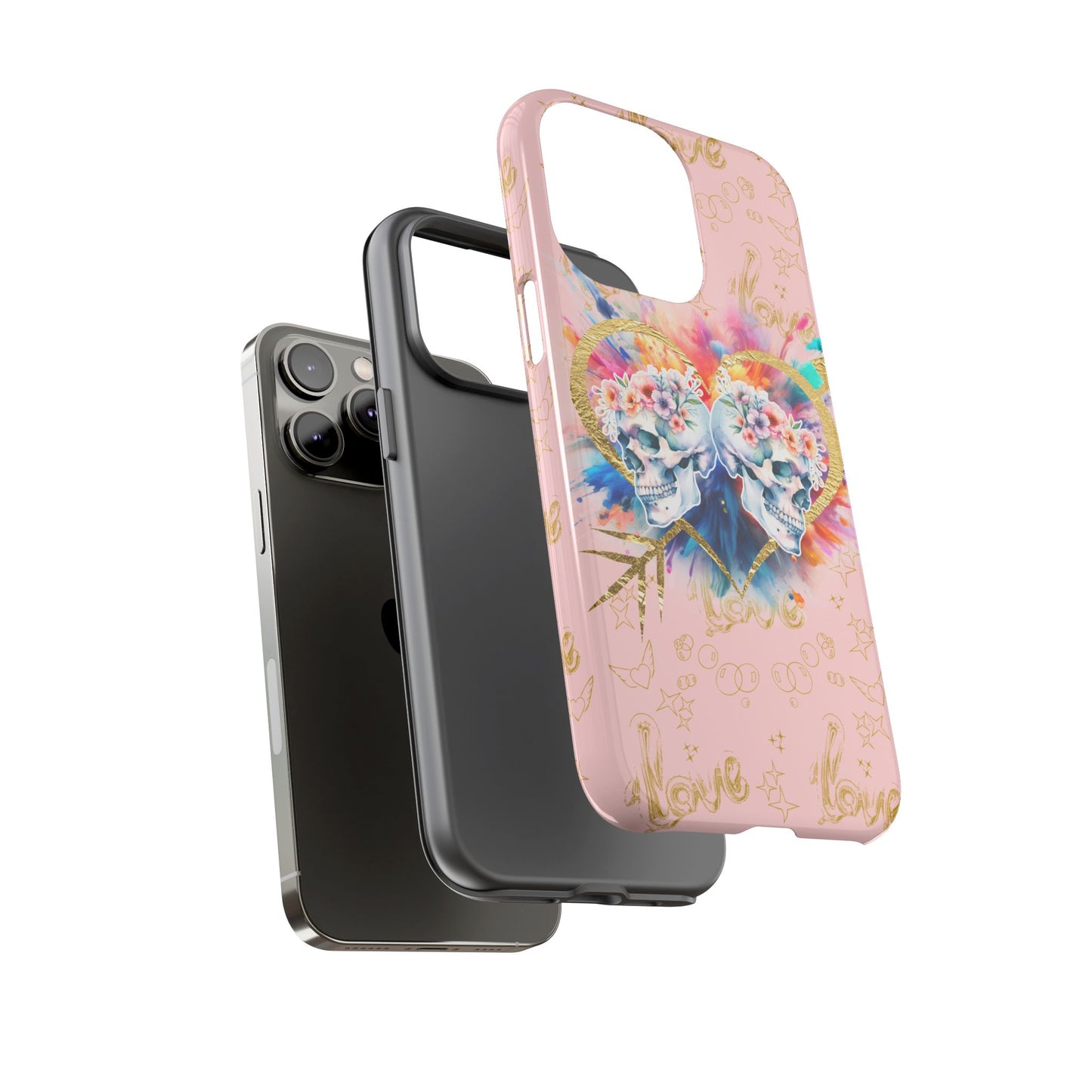 Love is Golden Watercolor (pink) - Tough Cases