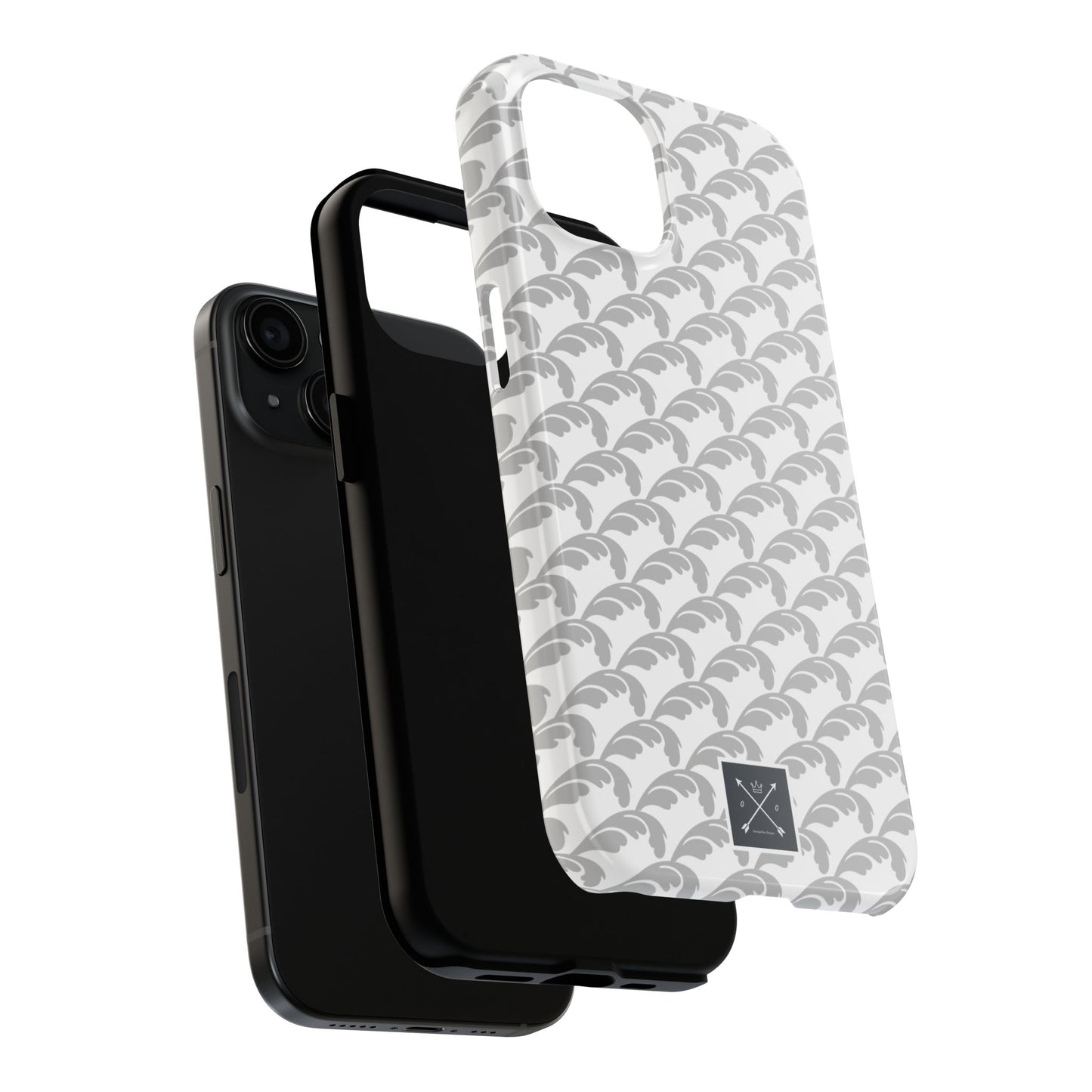Beautiful Beloved Flourish (white/silver) - Tough Phone Cases