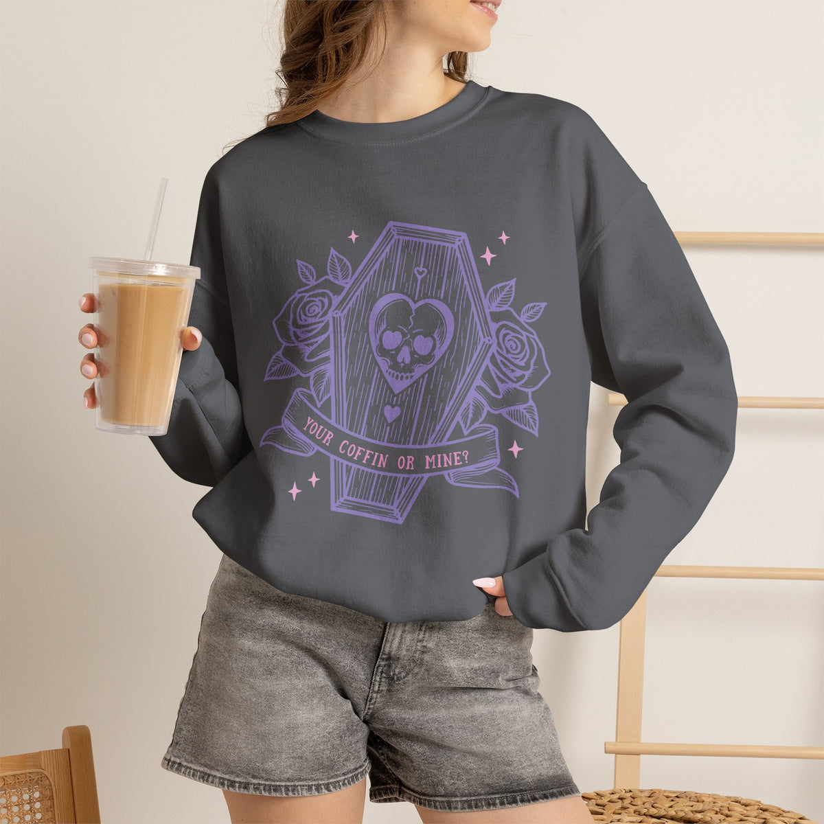 Your Coffin or Mine? - Unisex Heavy Blend™ Crewneck Sweatshirt