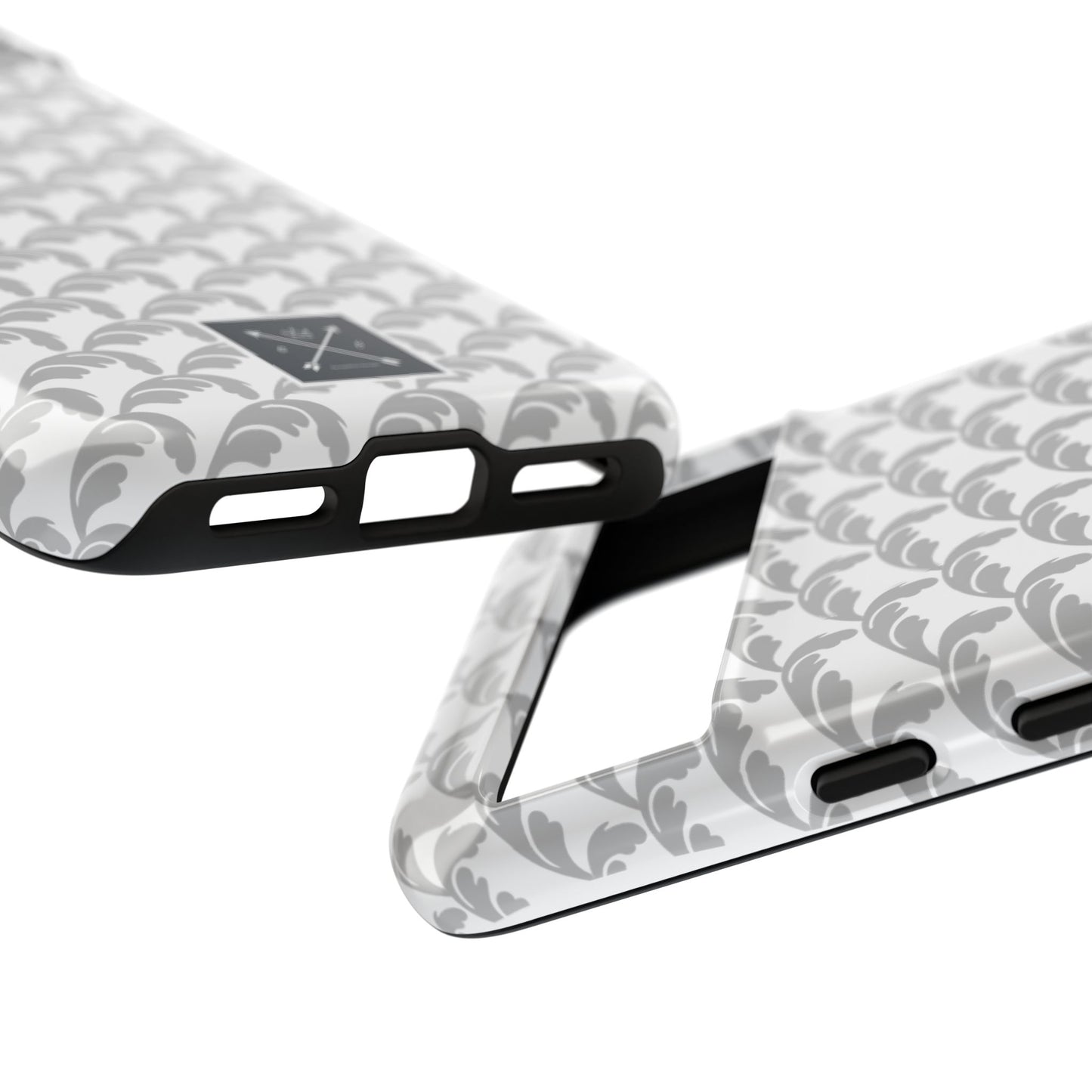 Beautiful Beloved Flourish (silver/white) - Tough Phone Cases