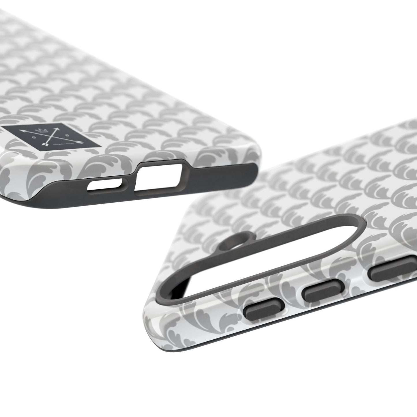 Beautiful Beloved Flourish (silver/white) - Tough Phone Cases
