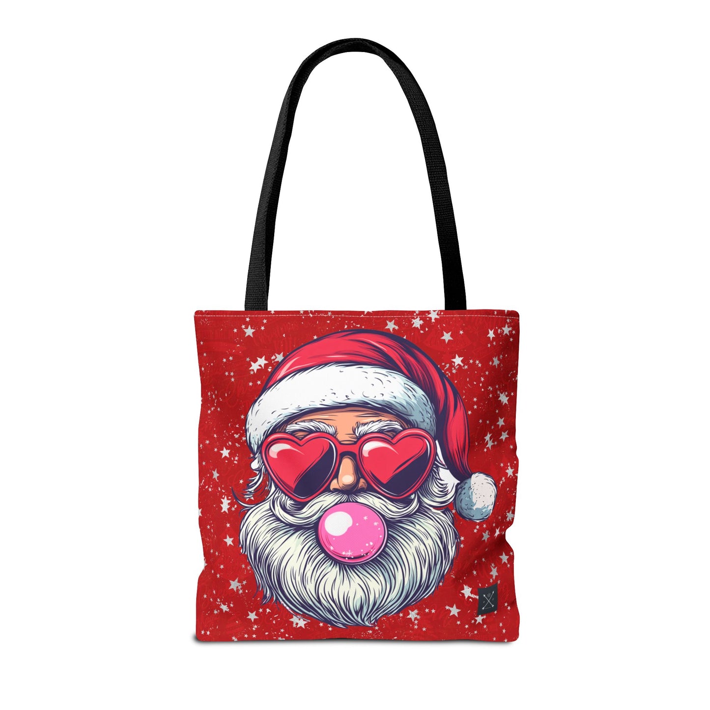 Retro Bubblegum Santa - Tote Bag (AOP)