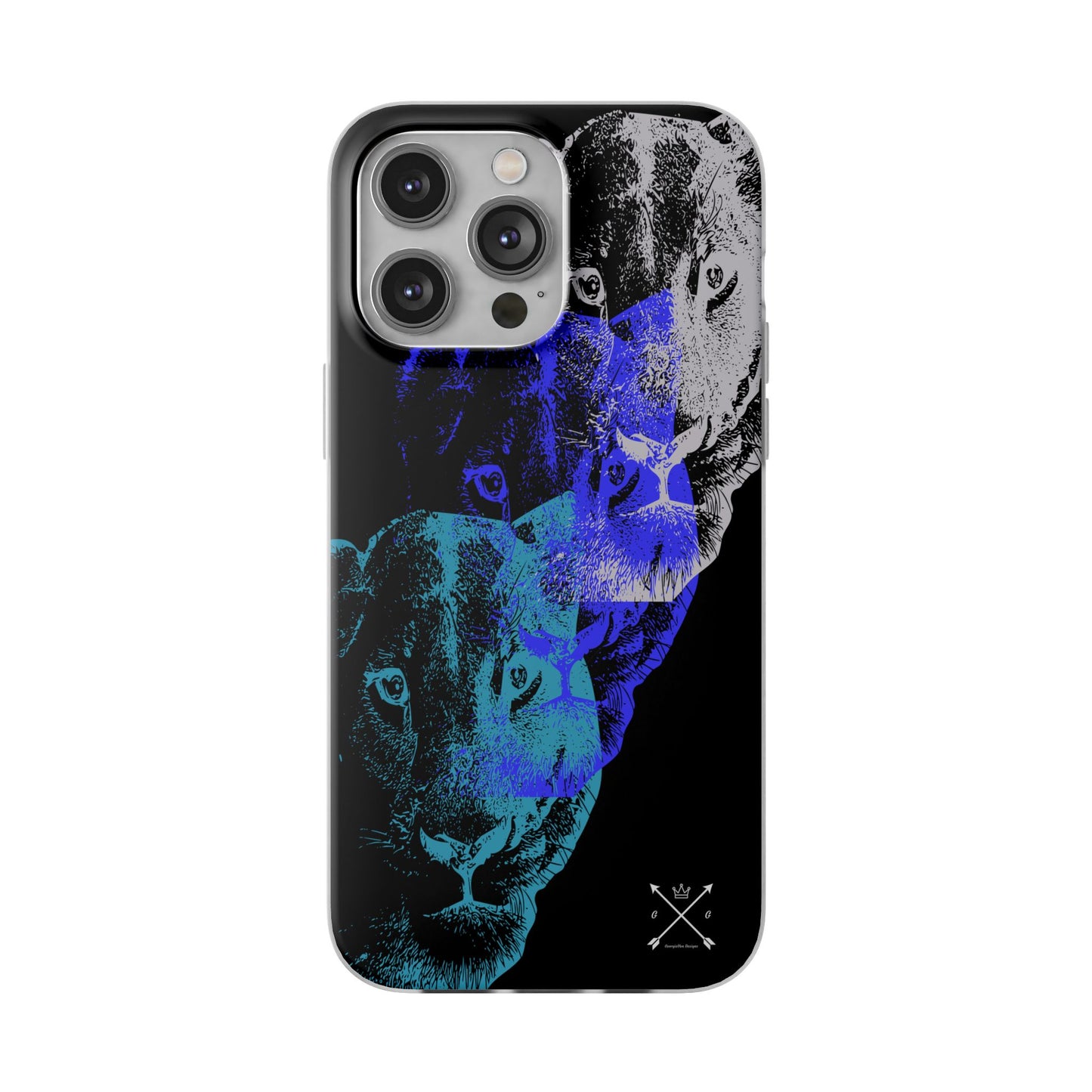Lioness Arising (black/blue/silver) - Flexi Cases