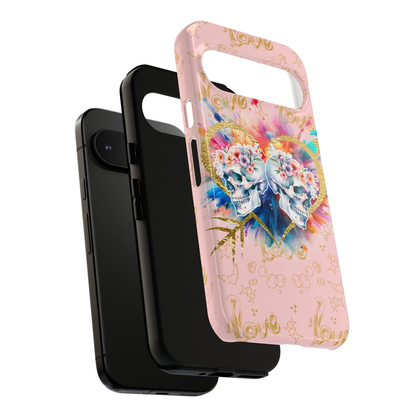 Love is Golden Watercolor (pink) - Tough Cases