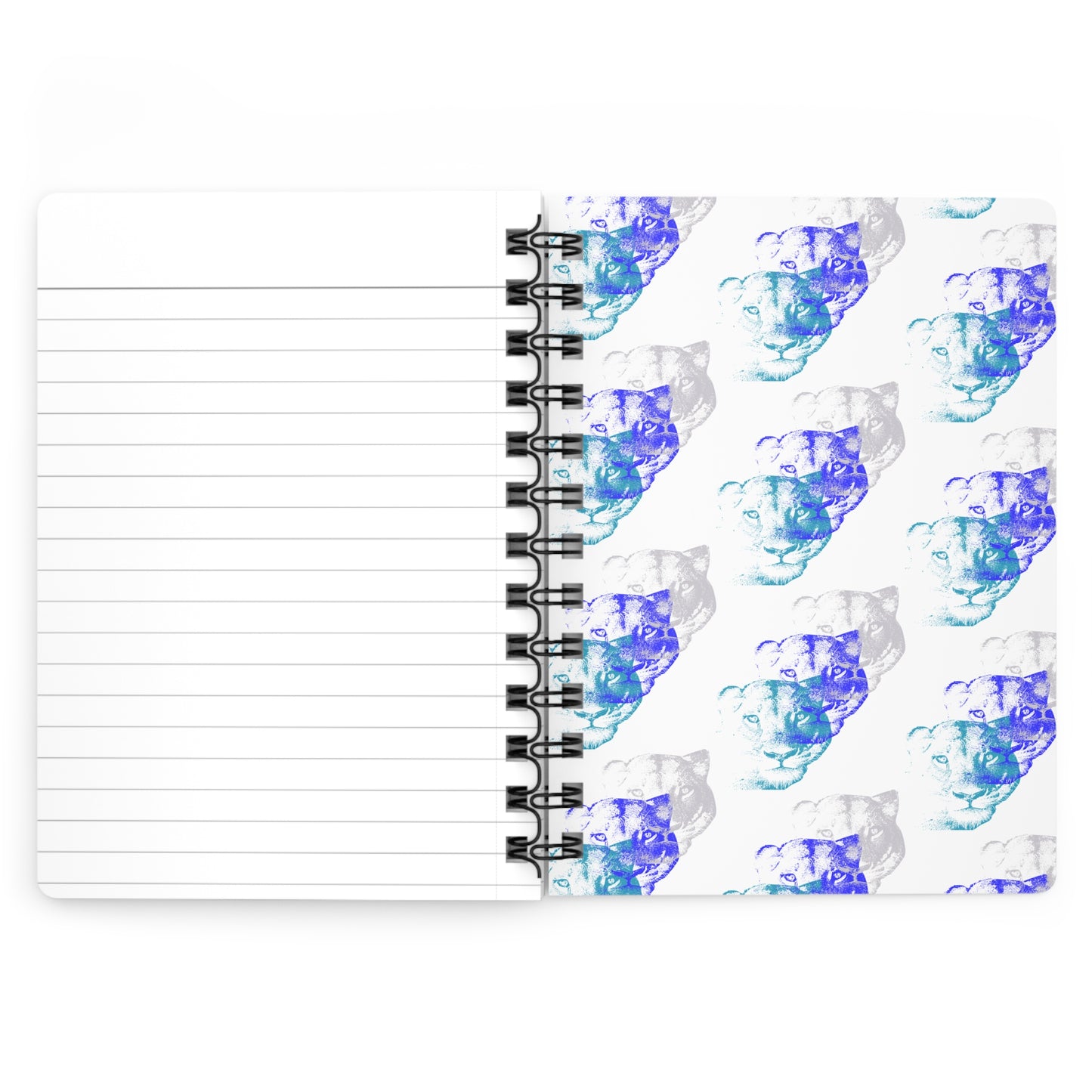 Lioness Arising - Spiral Notebook - Ruled Line - wht