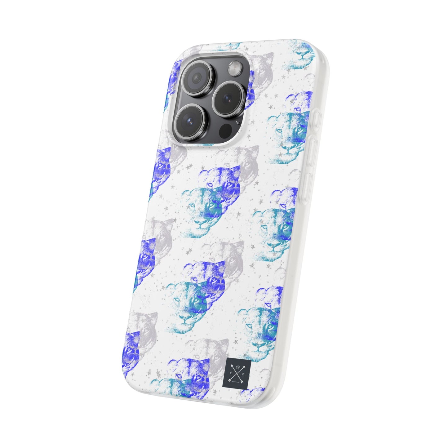 Lioness Arising (white/blue) - Flexi Phone Cases