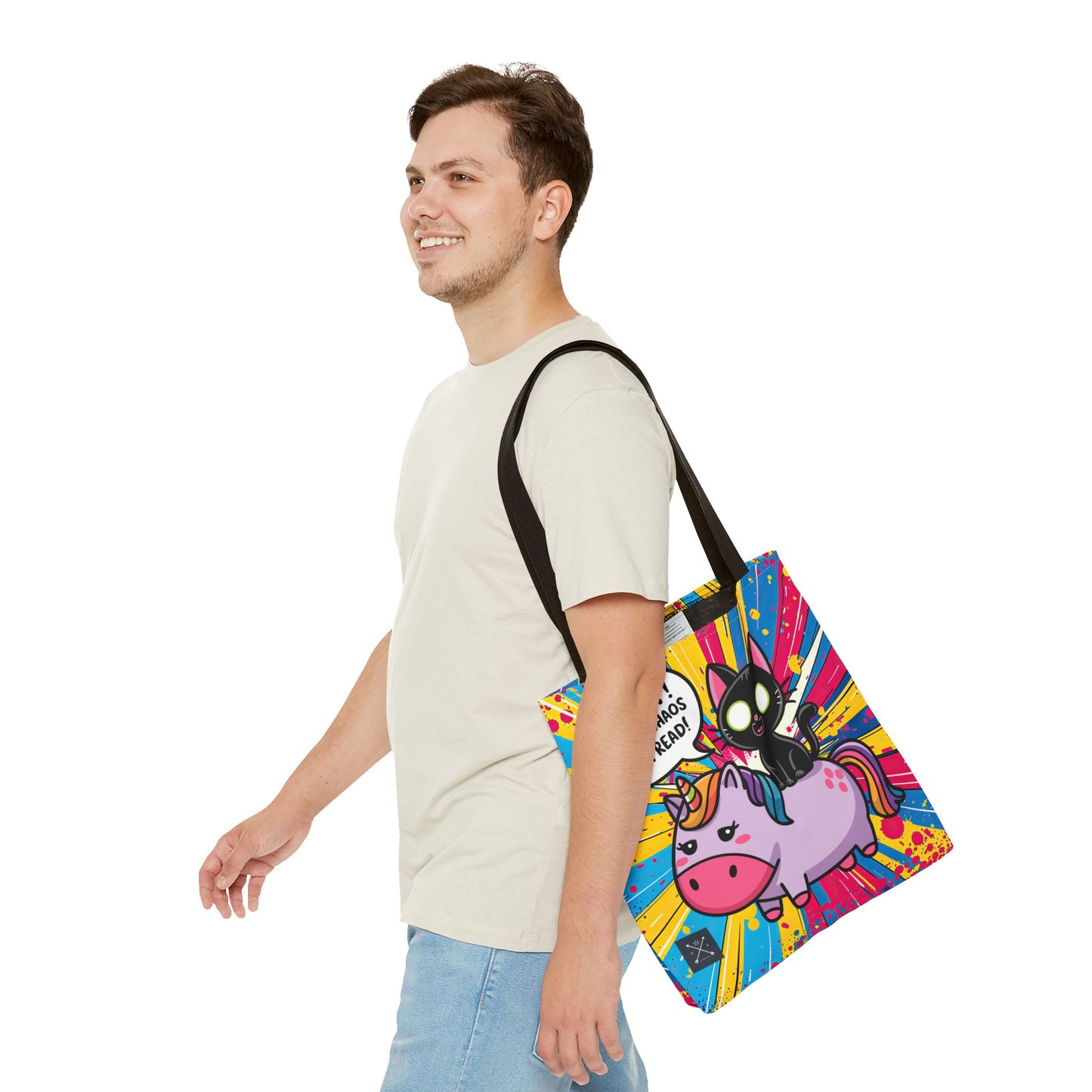 Giddy Up There's Chaos To Spread- Tote Bag