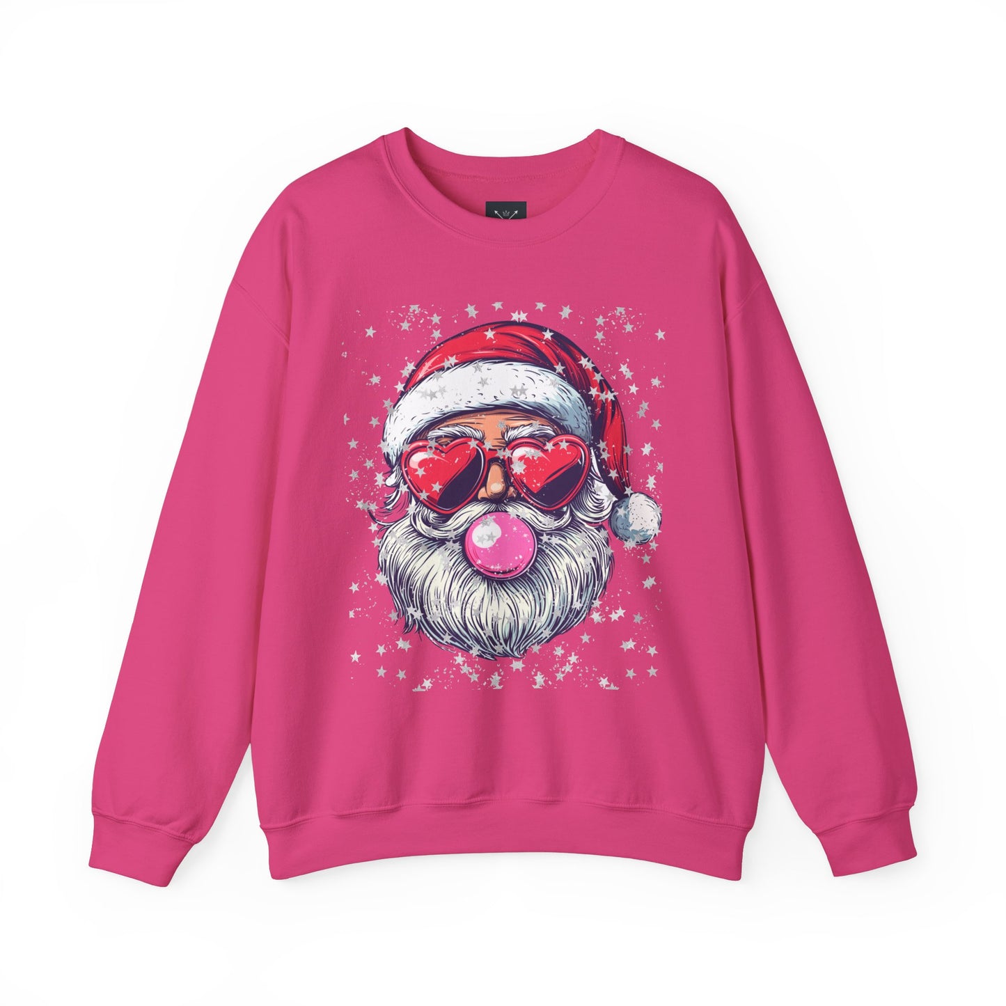 Retro Bubblegum Santa - Unisex Heavy Blend™ Crewneck Sweatshirt