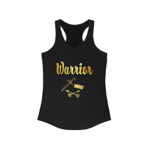 Women's Gold and Bold Warrior -  Racerback Tank