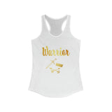 Women's Gold and Bold Warrior -  Racerback Tank