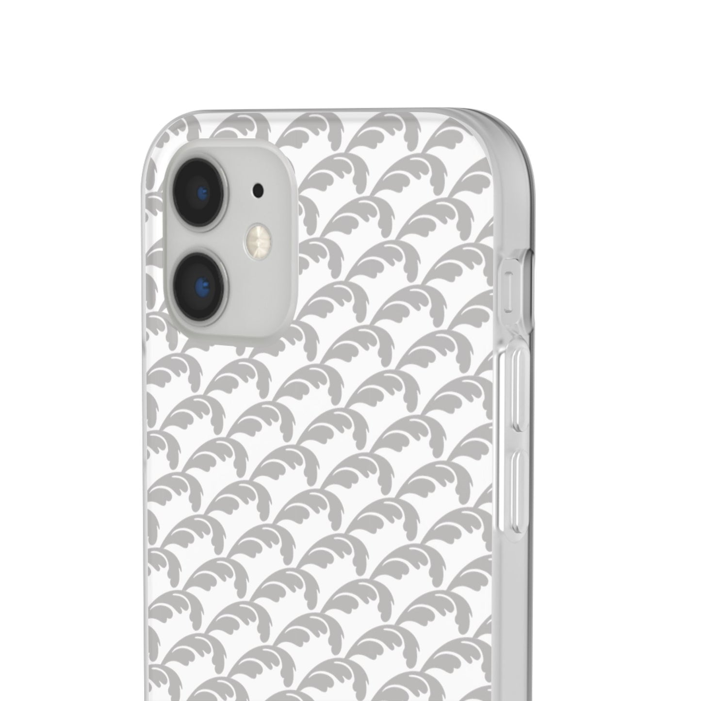 Beautiful Beloved Flourish (silver/white) - Flexi Phone Cases