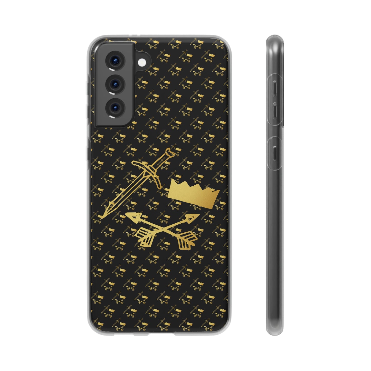 Gold and Bold Warrior - Flexi  Phone Cases