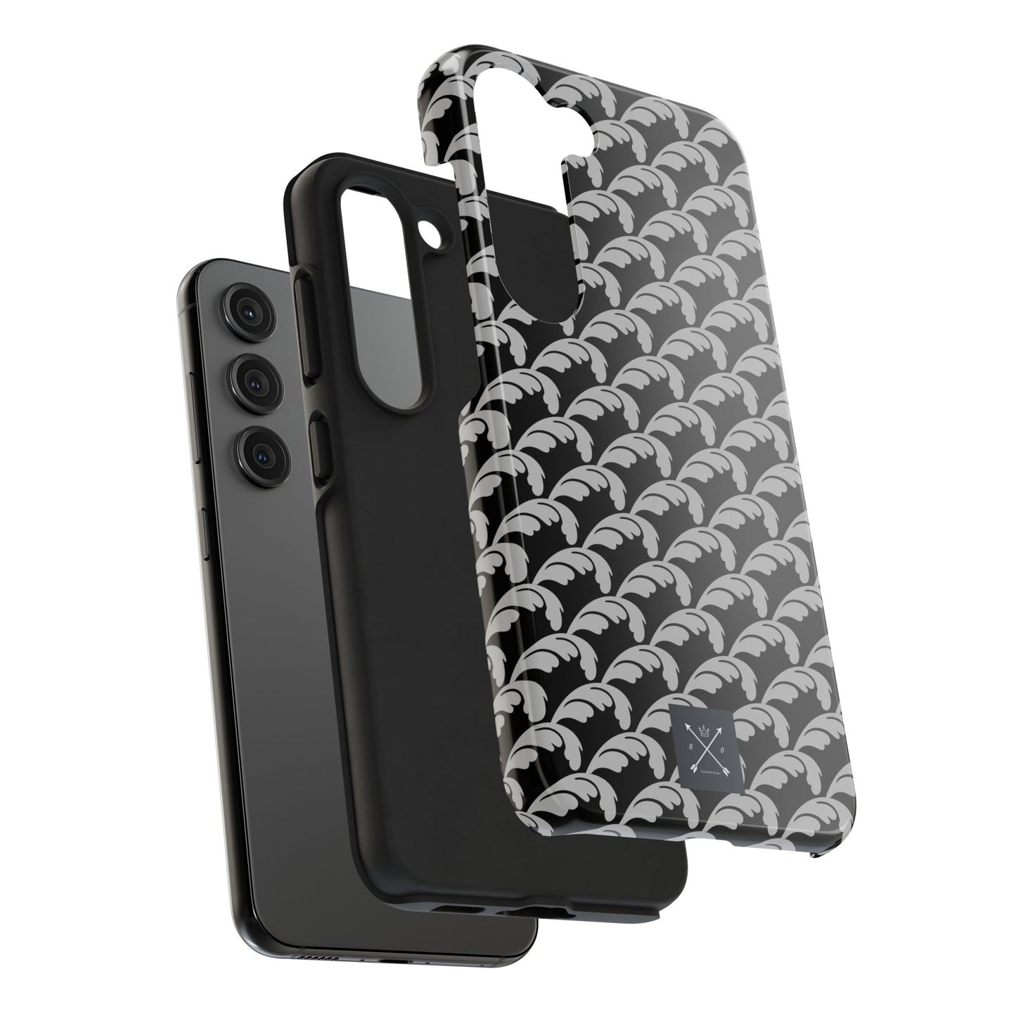 Beautiful Beloved One Flourish (silver/black) - Tough Phone Cases