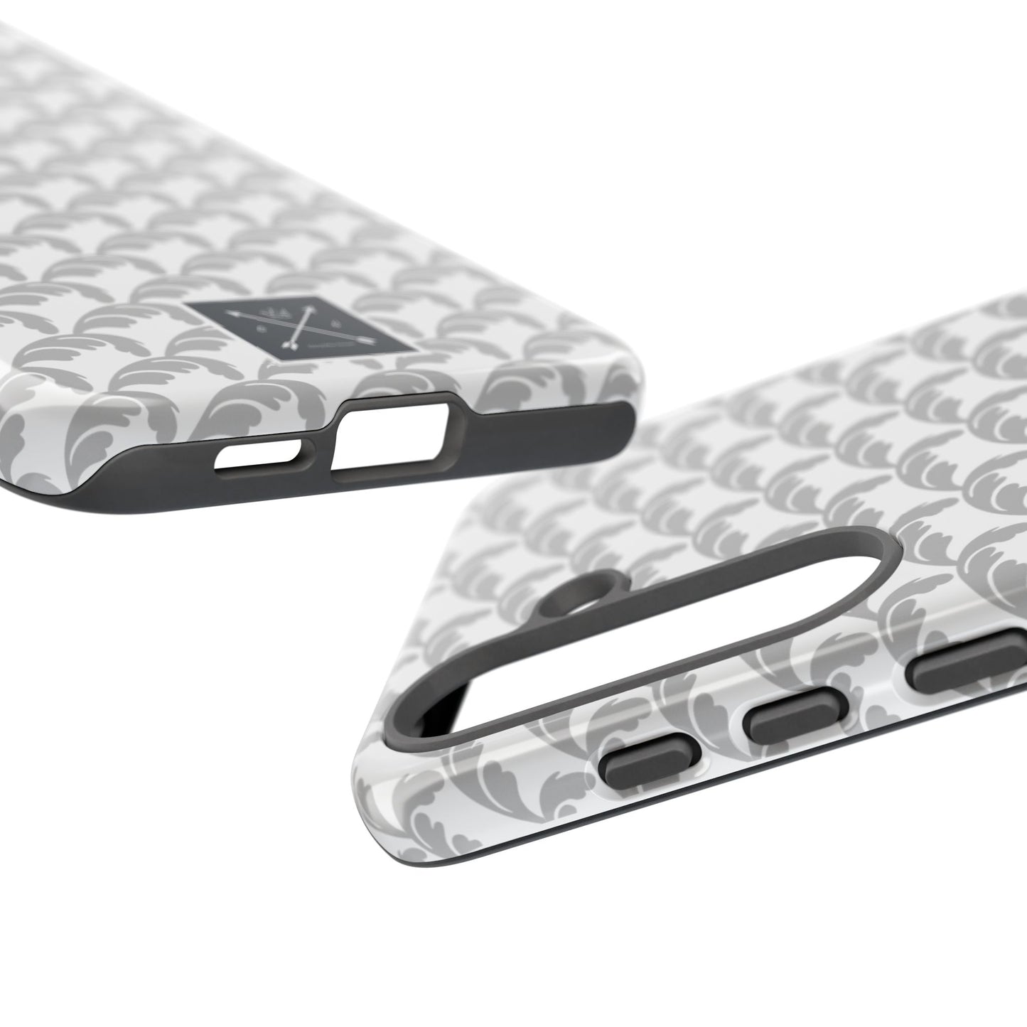 Beautiful Beloved Flourish (silver/white) - Tough Phone Cases