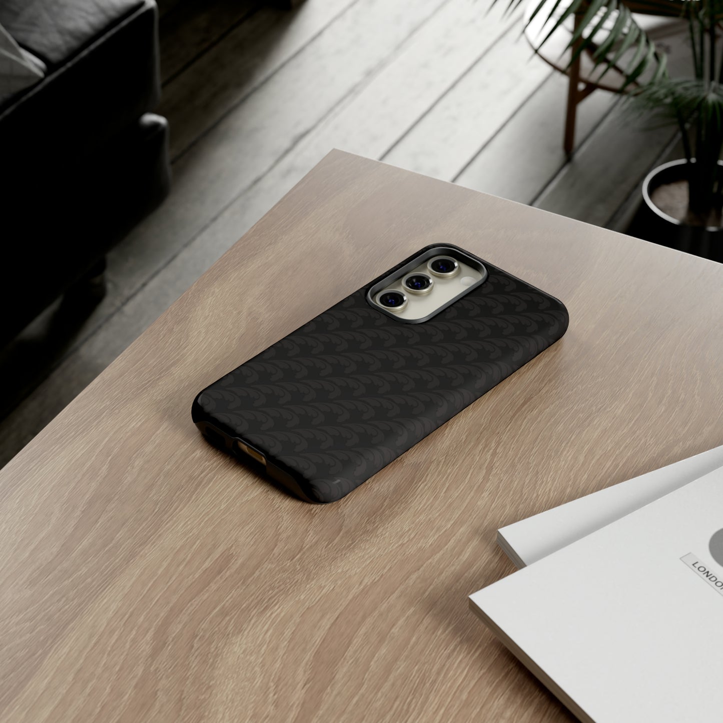 Beautiful Beloved One Flourish (black/black) - Tough Phone Cases
