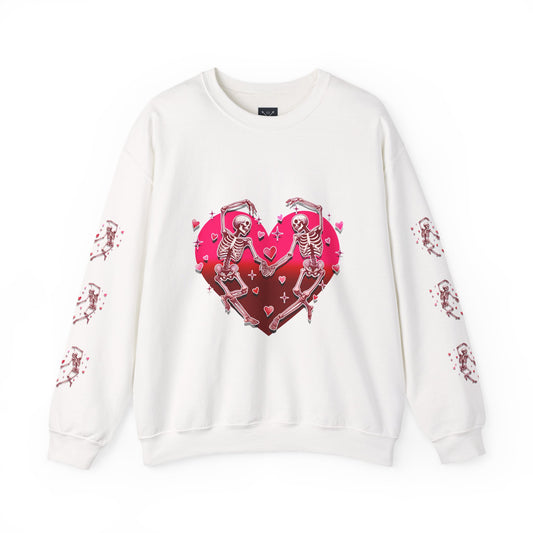 Dancing Skeleton Lovers - Crewneck Sweatshirt