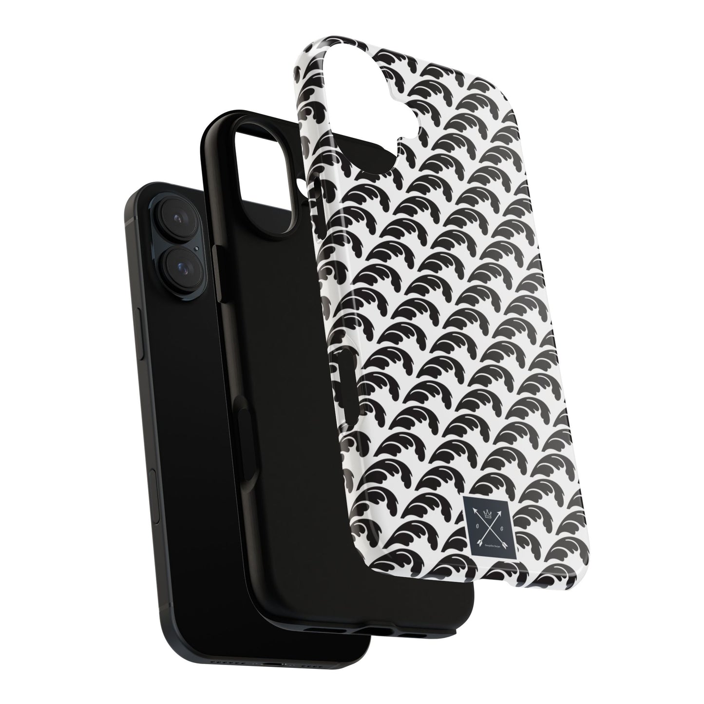 Beautiful Beloved One Flourish (black/white) - Tough Phone Cases