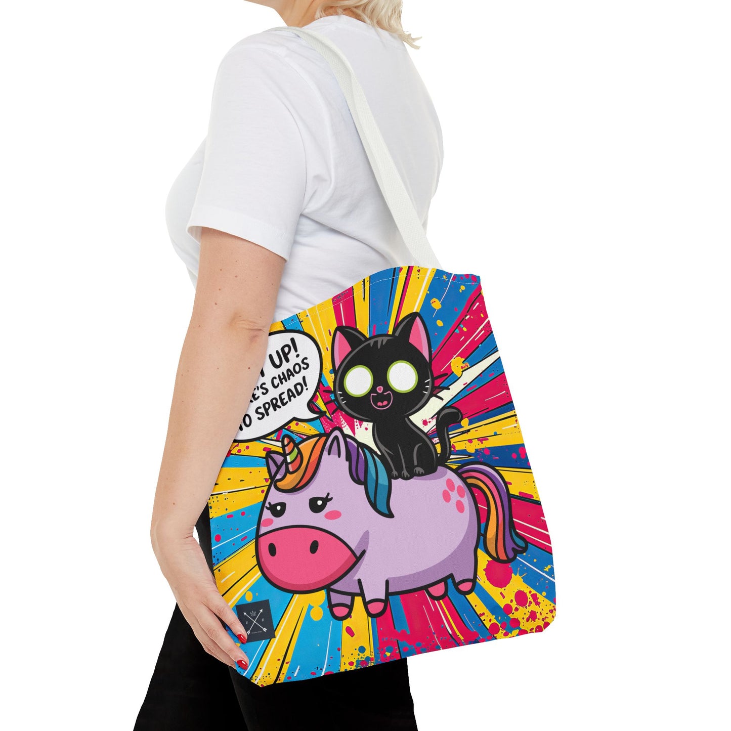 Giddy Up There's Chaos To Spread- Tote Bag