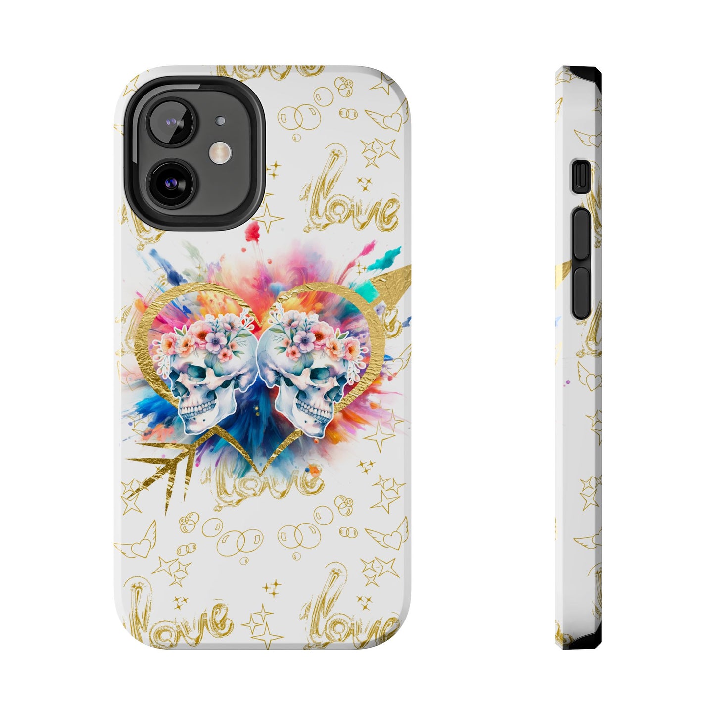 Love is Golden Watercolor - Tough Phone Cases