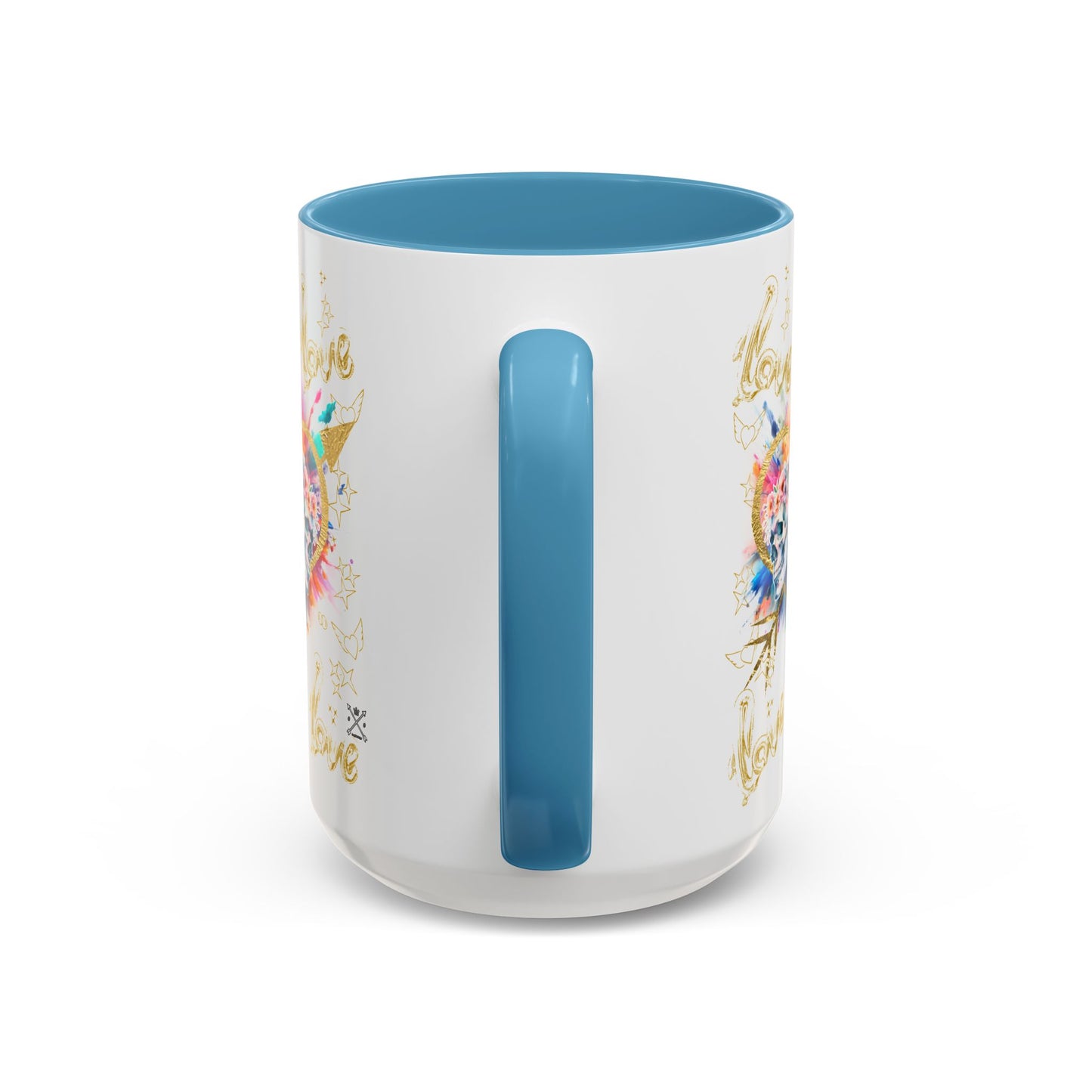 Love is Golden Watercolor - Accent Coffee Mug (11, 15oz)