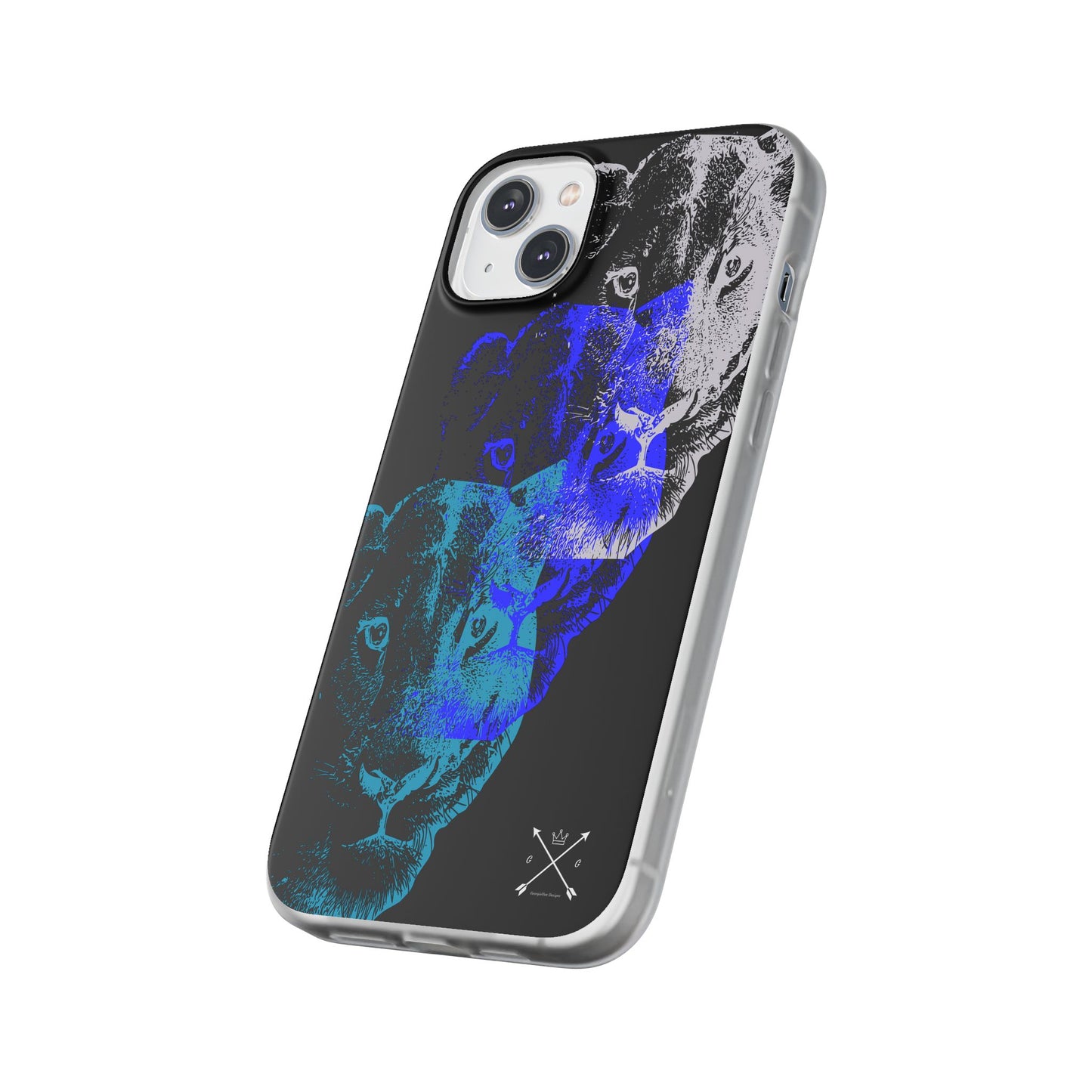 Lioness Arising (black/blue/silver) - Flexi Cases