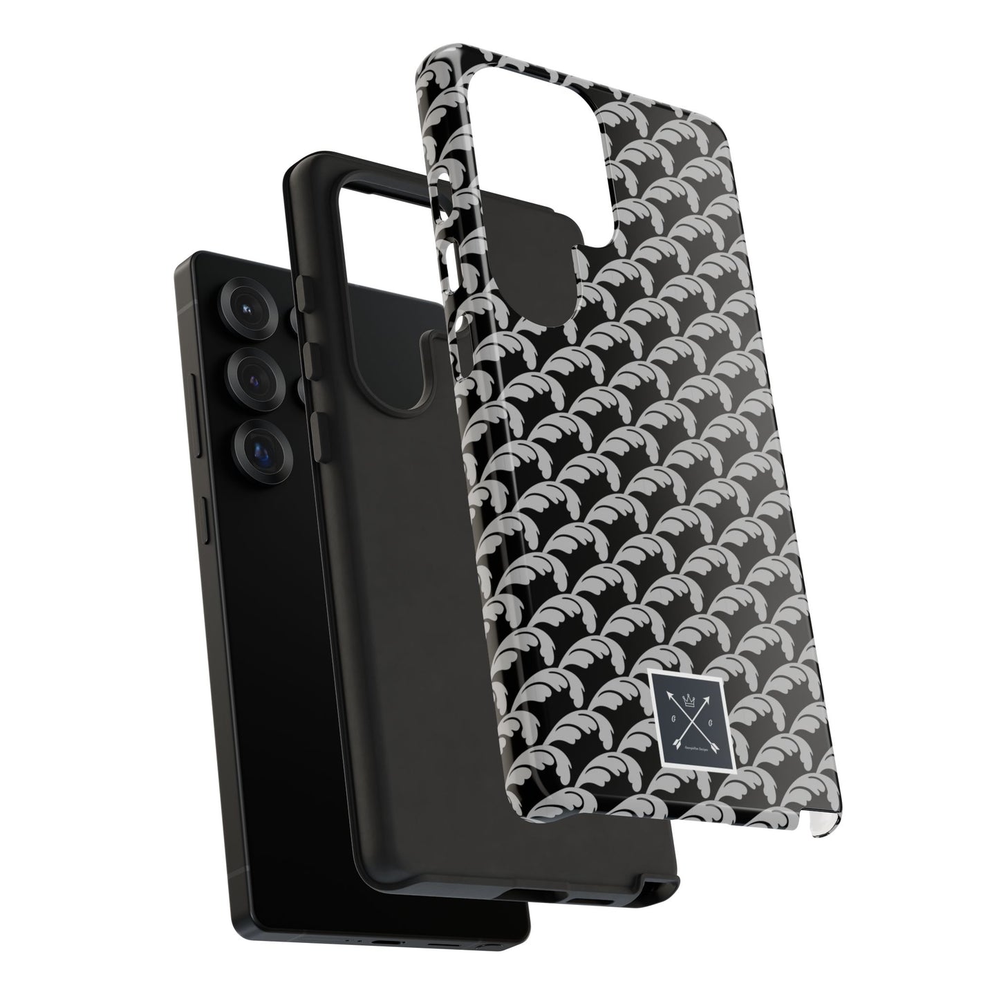 Beautiful Beloved One Flourish (black/silver) - Tough Phone Cases
