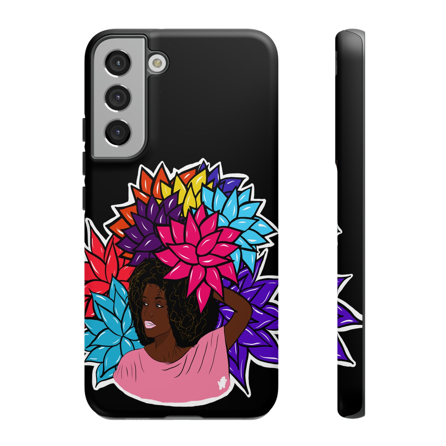 Beauty with Flowers - Tough Phone Cases
