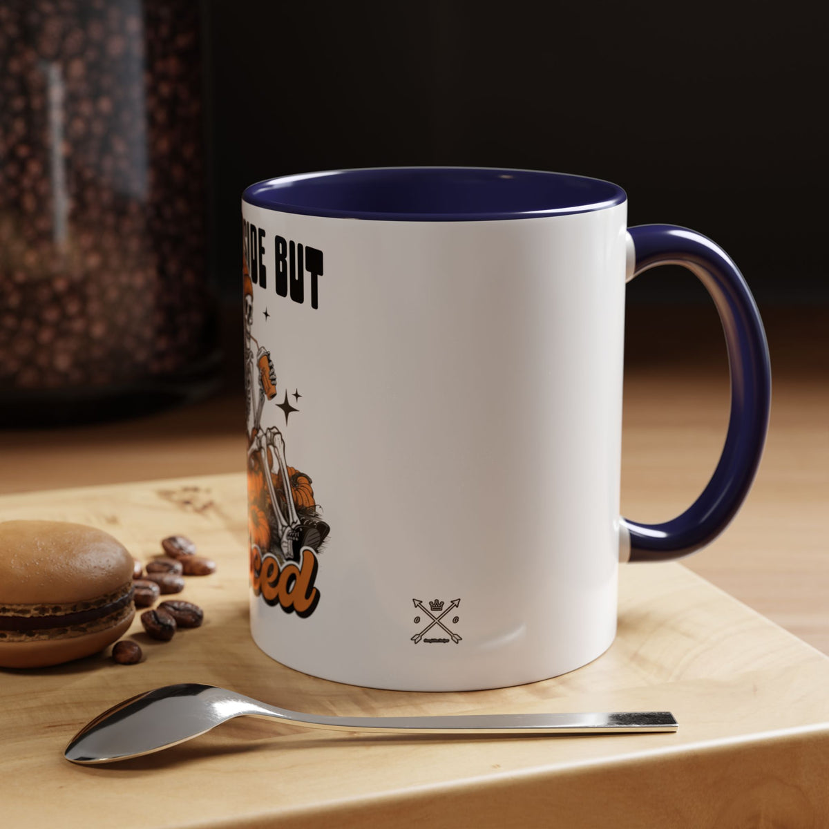 Dead Inside But Spiced - Accent Coffee Mug (11, 15oz)