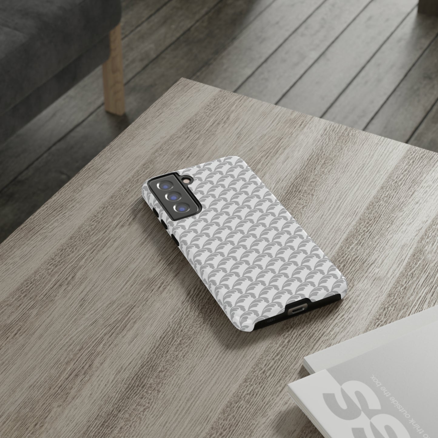 Beautiful Beloved Flourish (white/silver) - Tough Phone Cases