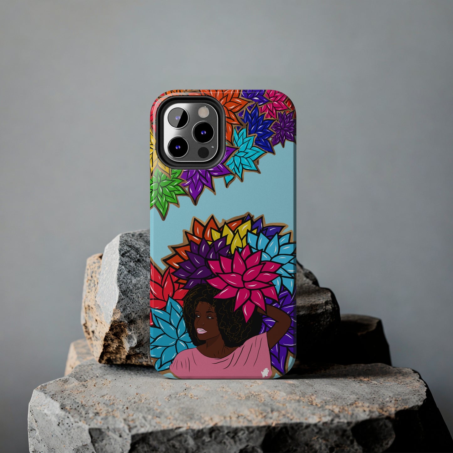 Beauty with Flowers - Tough Phone Cases