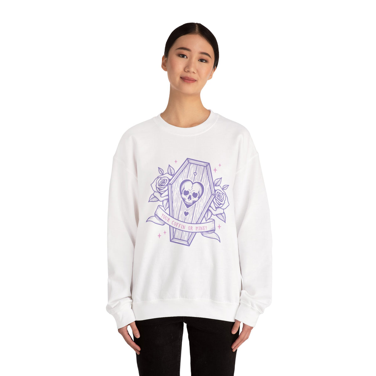 Your Coffin or Mine? - Unisex Heavy Blend™ Crewneck Sweatshirt