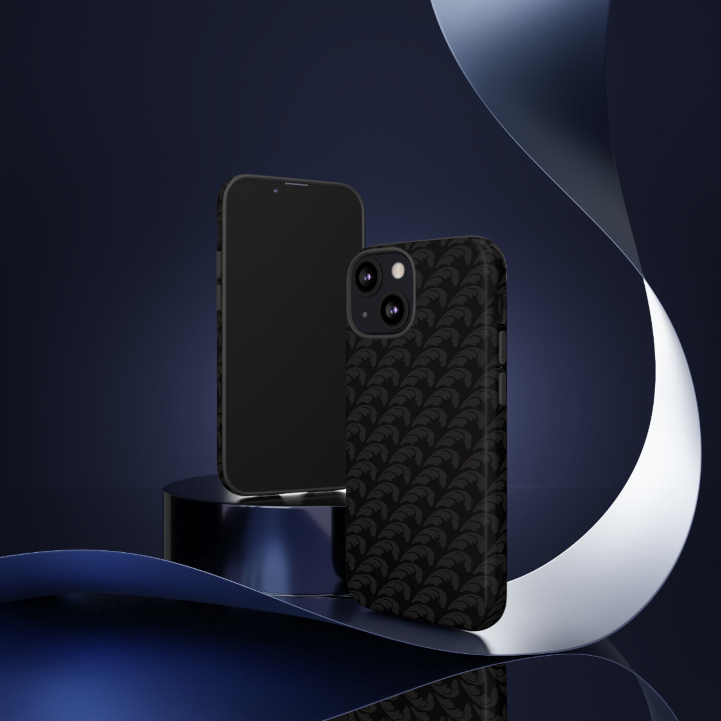 Beautiful Beloved One Flourish (black/black) - Tough Phone Cases