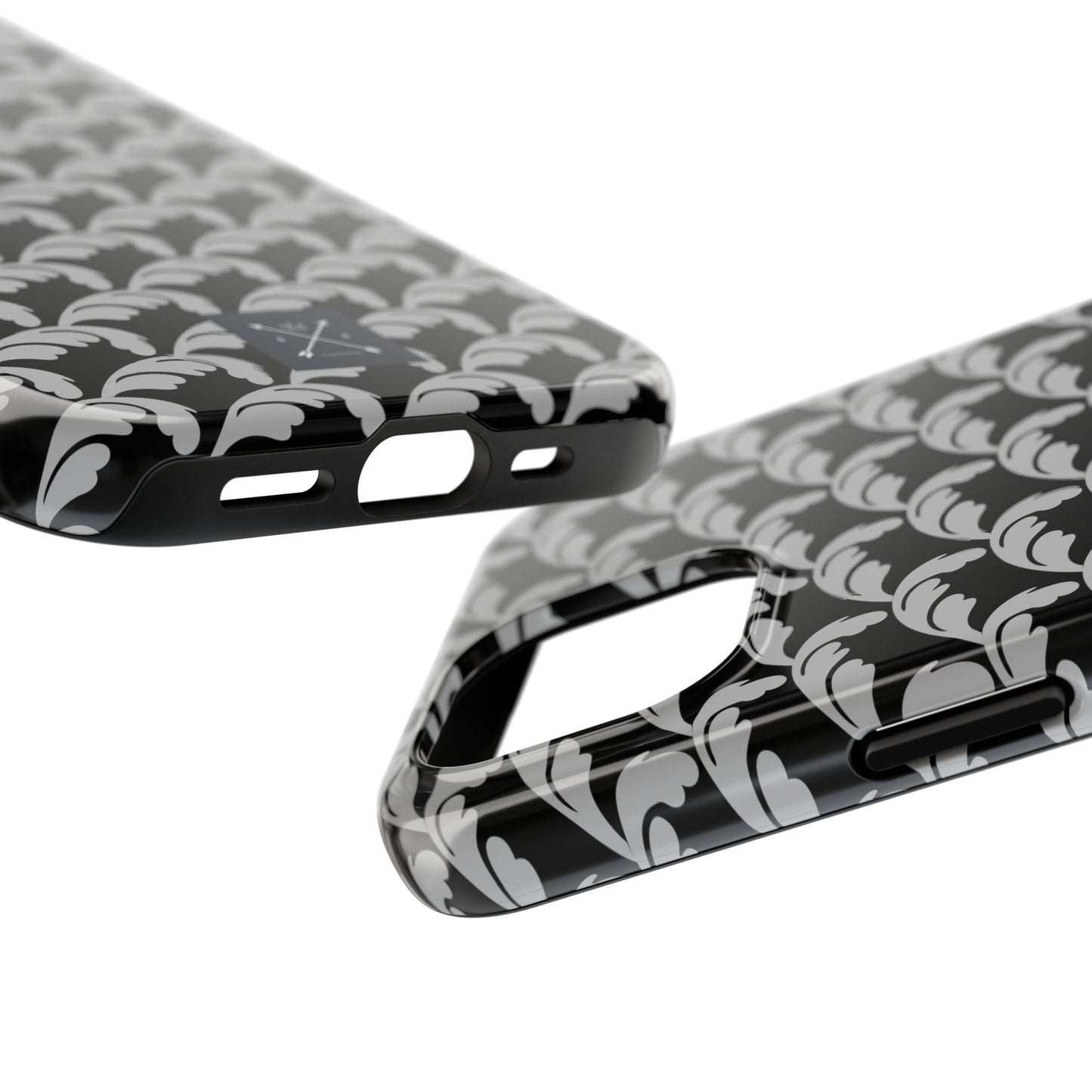 Beautiful Beloved One Flourish (silver/black) - Tough Phone Cases