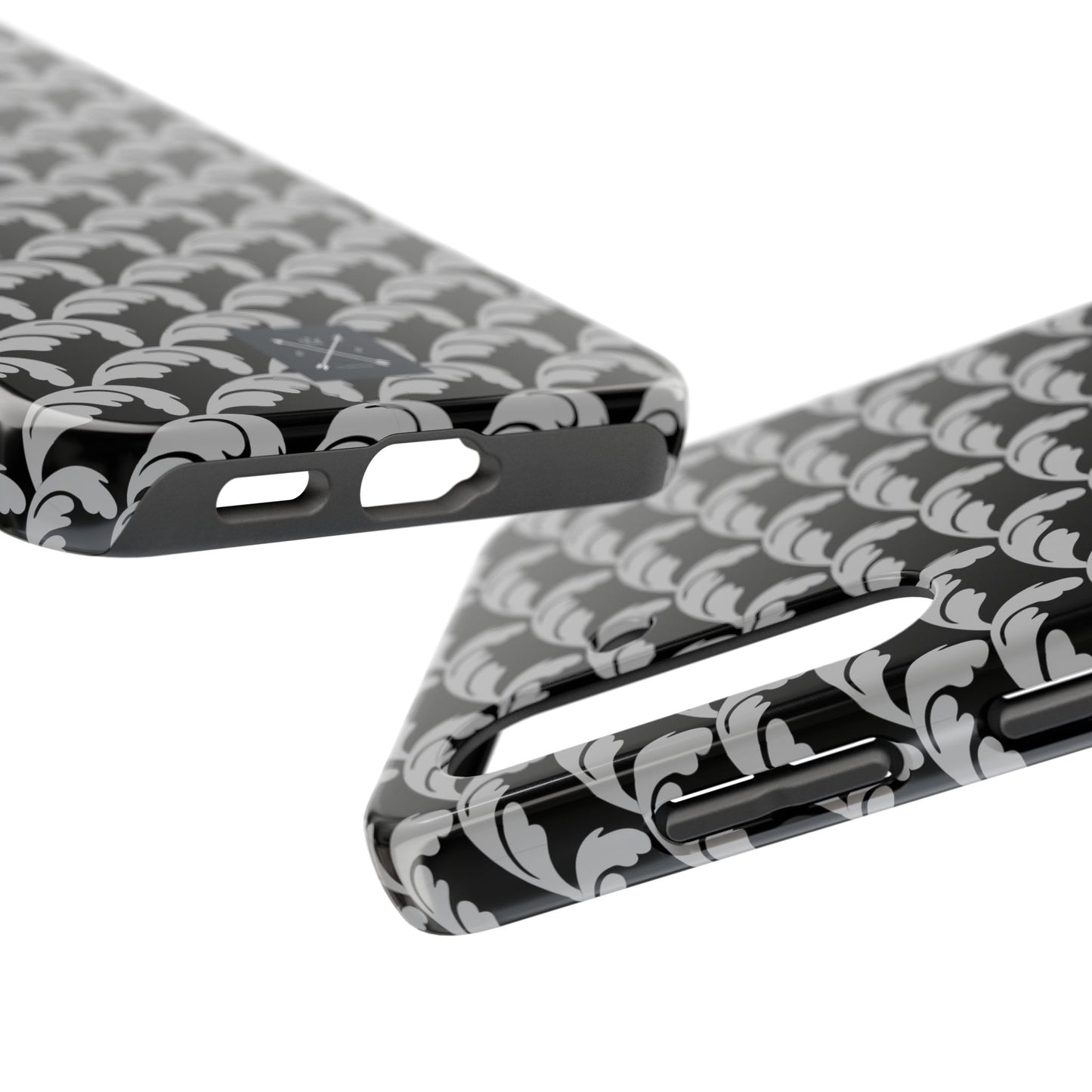 Beautiful Beloved One Flourish (silver/black) - Tough Phone Cases