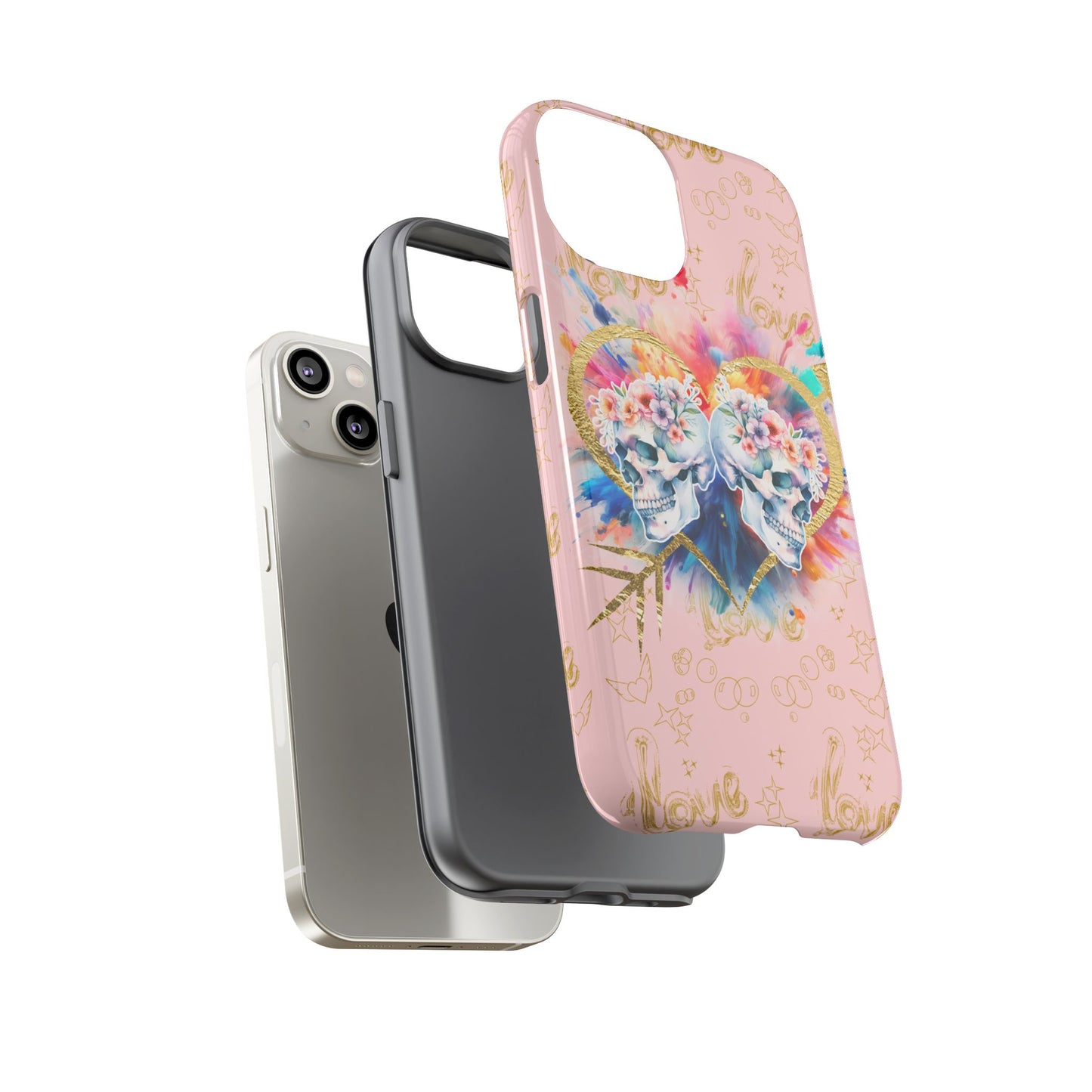 Love is Golden Watercolor (pink) - Tough Cases