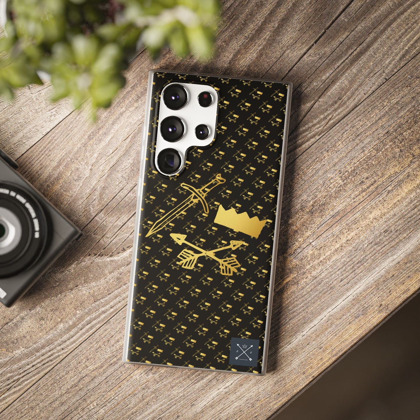 Gold and Bold Warrior - Flexi  Phone Cases